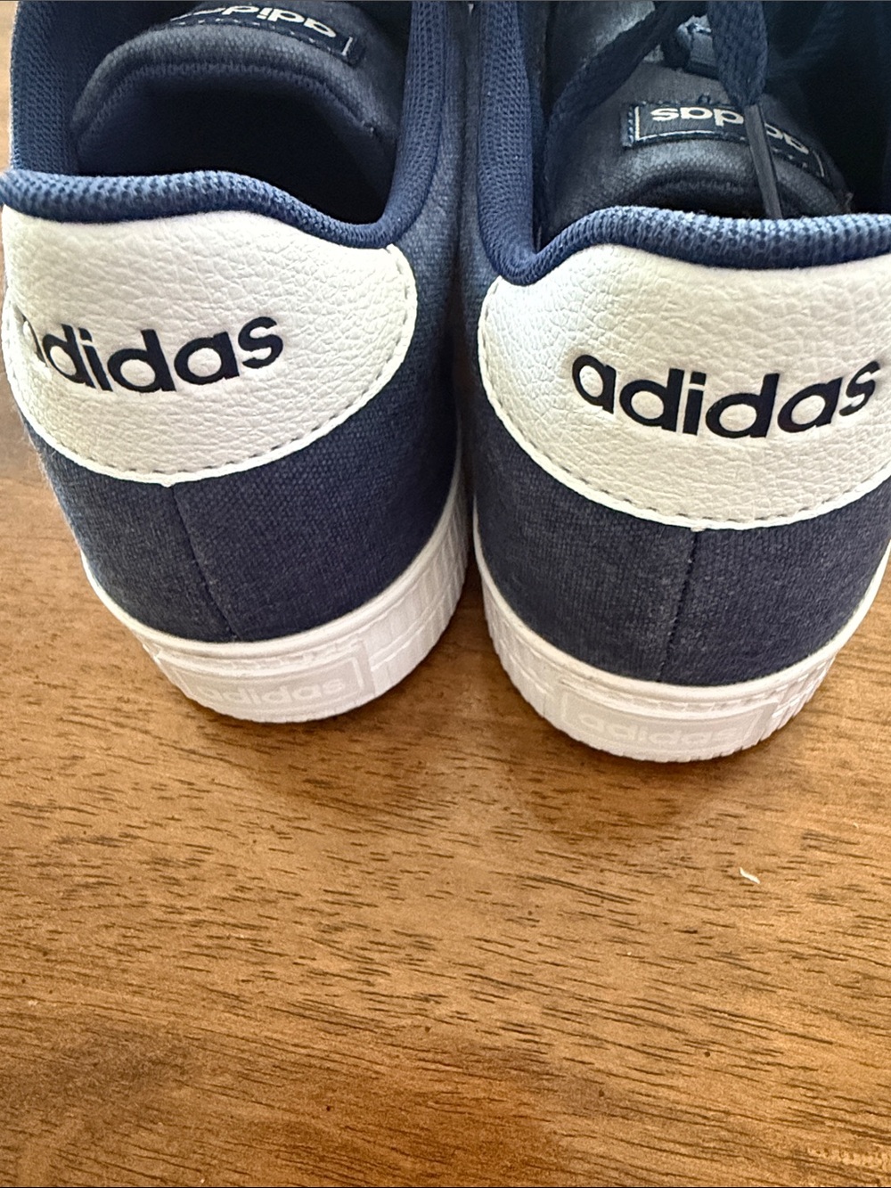 Adidas Navy and White Athletic Shoe - Picture 4 of 5